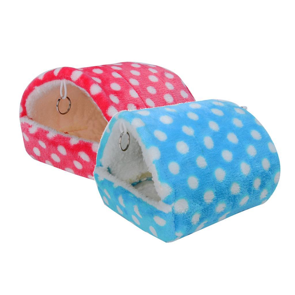 Pet Triangle Hammock Parrot Bird Small Animal House Warm Hut Nest