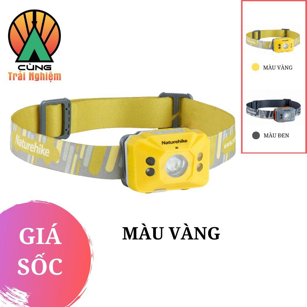 Đèn Pin Đeo Trán Sạc Điện Du Lịch Phượt Cắm trại Dã Ngoại Chống Nước 4 Chế Độ NatureHike NH17G025-D