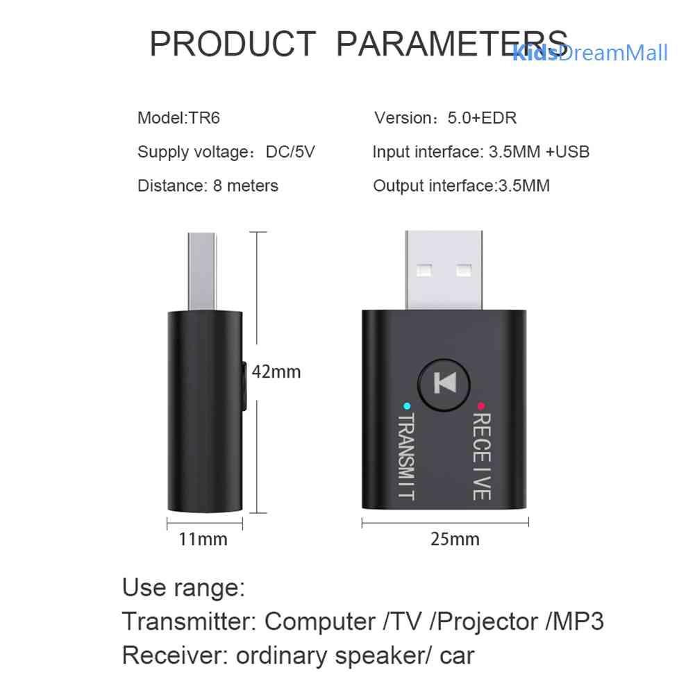 Mới USB Truyền Tín Hiệu Bluetooth 2 Trong 1 Cho Laptop