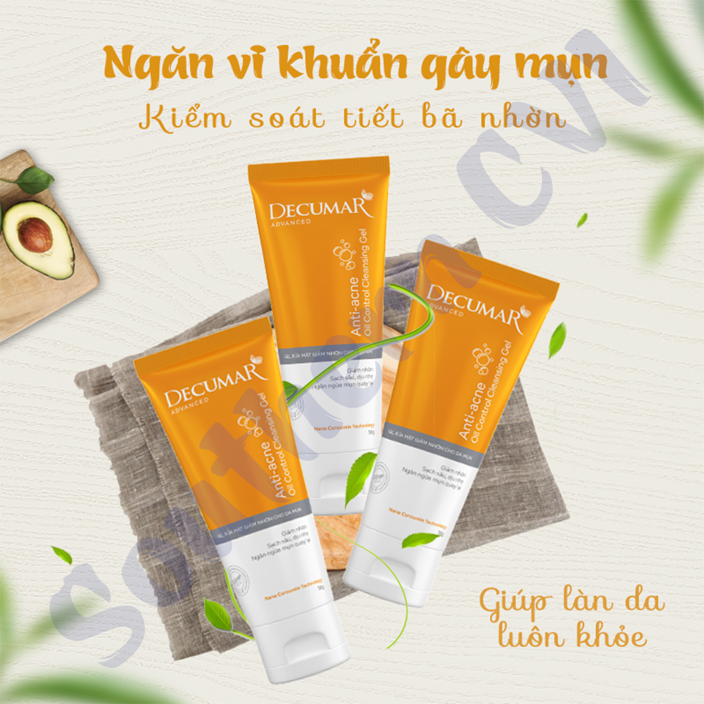 Decumar Gel Rửa Mặt 50g
