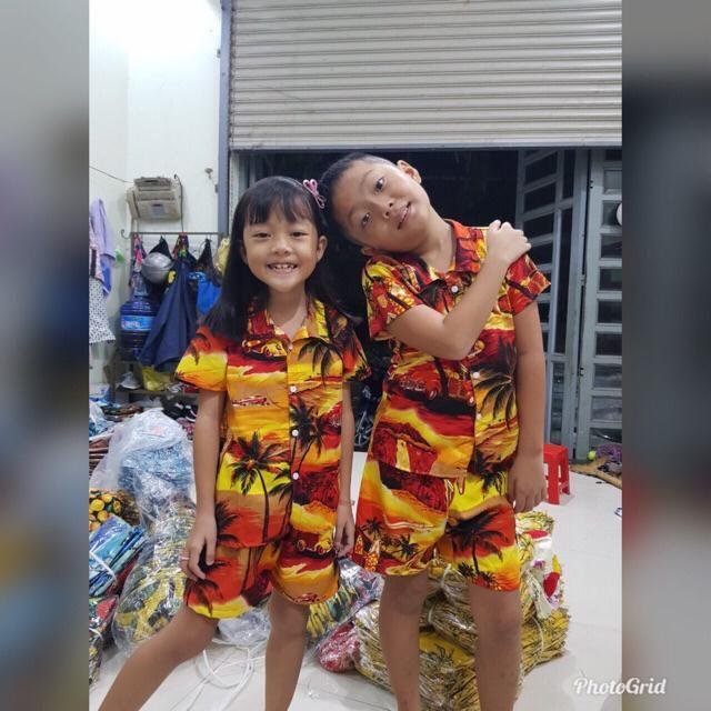 Bộ quần áo trái cây mùa hè cho bé