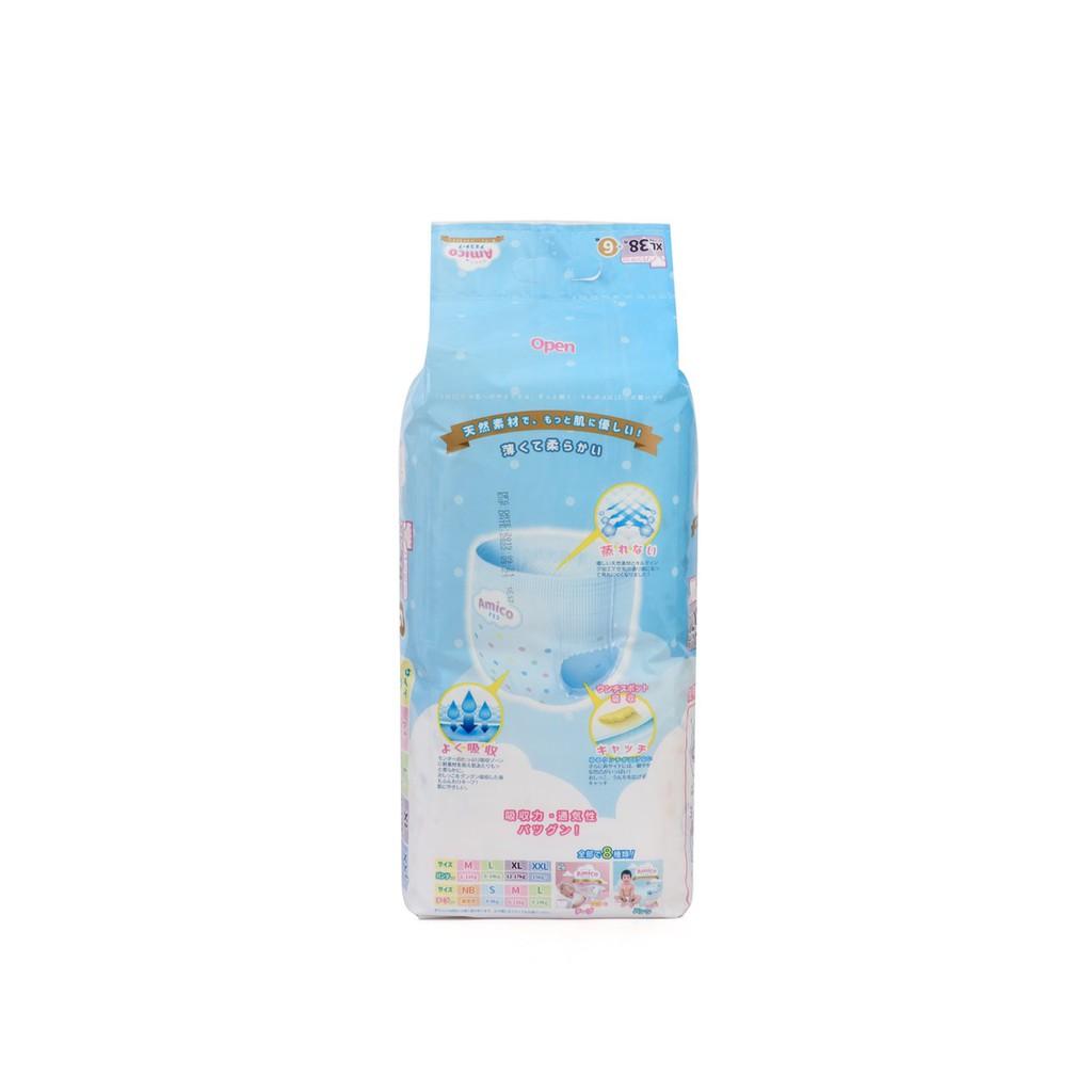 Bỉm - Tã quần Amico size XL 38 + 6 miếng