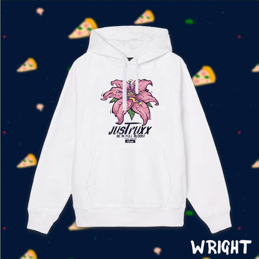 Áo hoodie nam Wright hoa dâm bụt hồng 2021