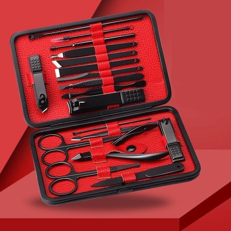 Bộ dụng cụ bấm móng tay 18 món Bộ bấm móng tay, Kềm cắt móng