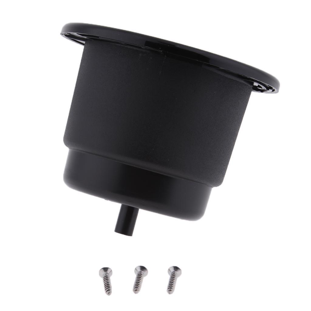 3" Universal Boat Accessory Black Cup Drink Holder Car/Truck/Caravans