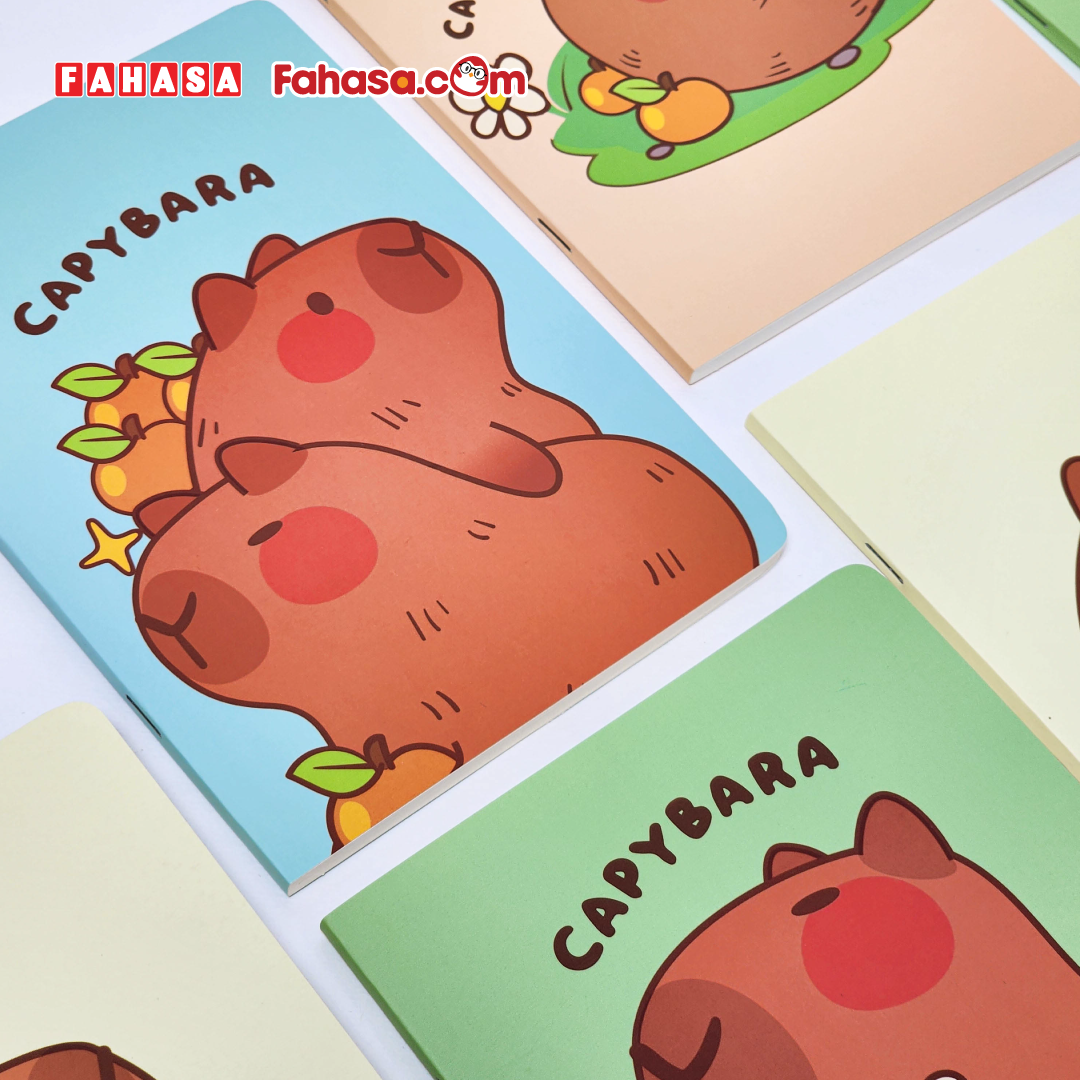 Sổ Ghi Chú Capybara - Kẻ Ngang - 96 Trang 80gsm - The Sun 04