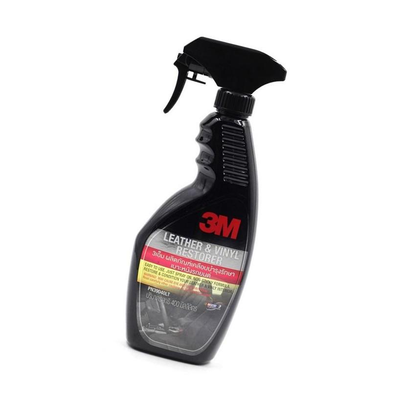 Chai Xịt Chăm Sóc Và Bảo Vệ Nội Thất Ô Tô 3M Leather & Vinyl Cleaner/Restor - 3M Long Vu