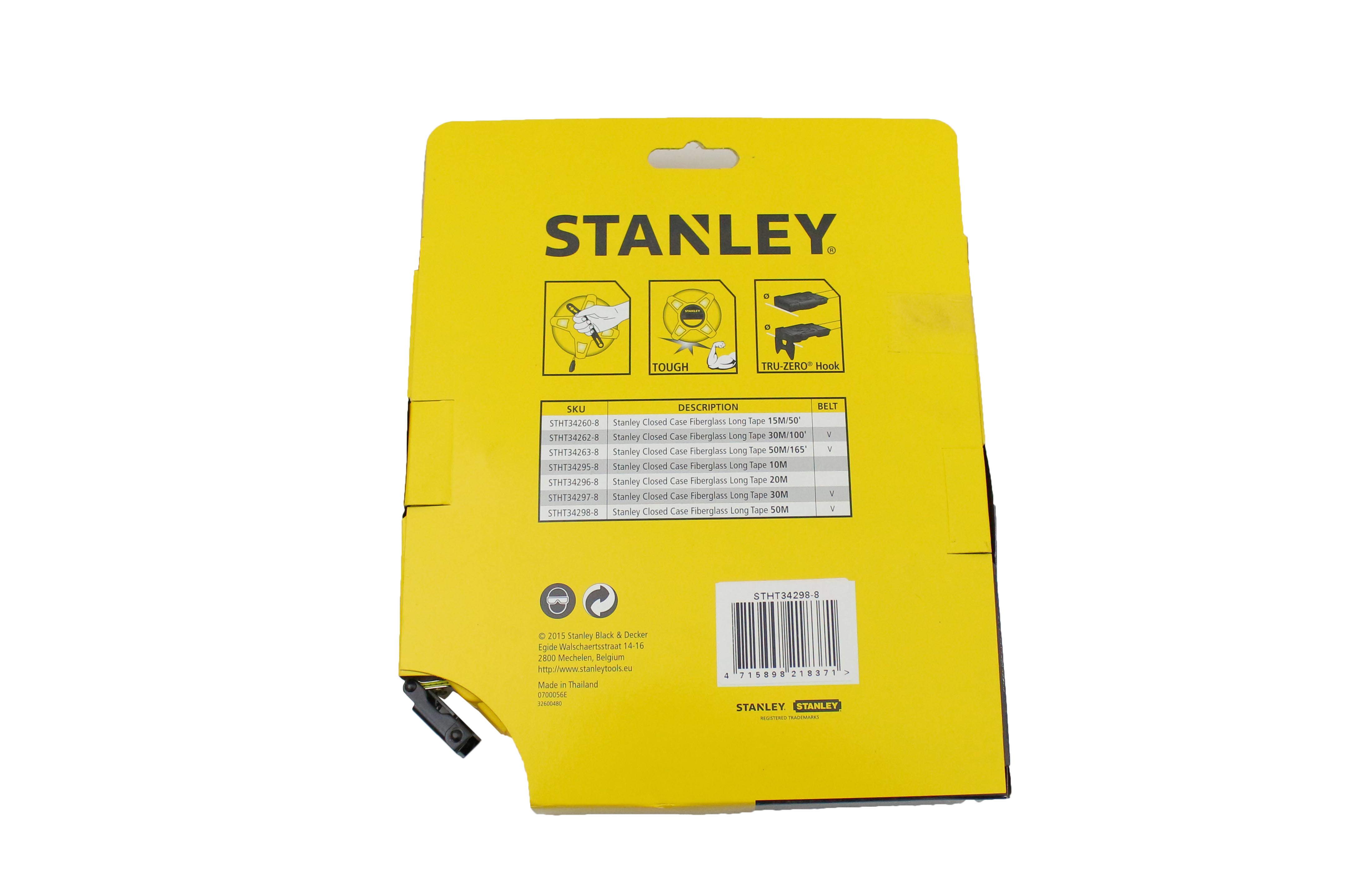 Thước dây sợi thủy tinh 50m Stanley STHT34298-8