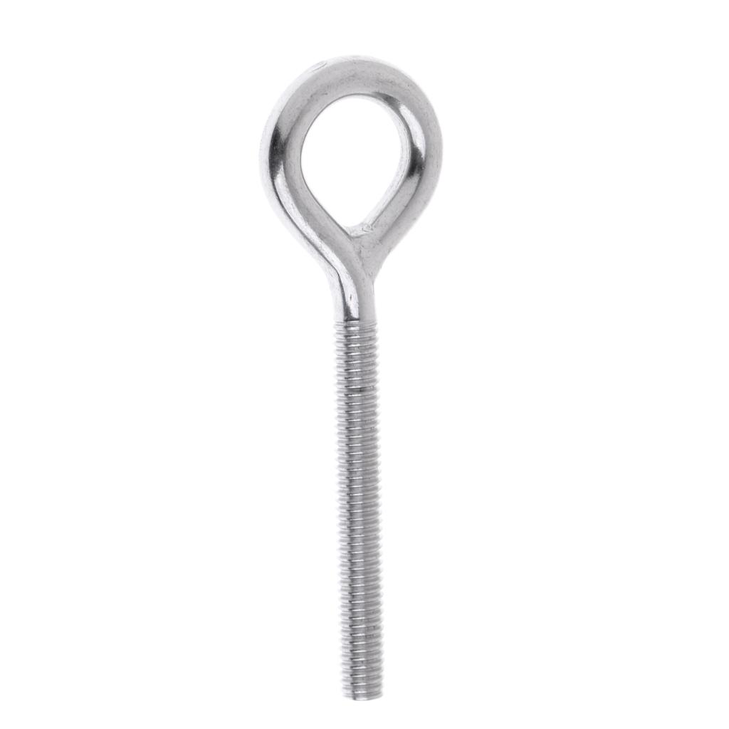 Stainless Steel Eye Bolts Welded Eye Long Thread Eye M5, M6