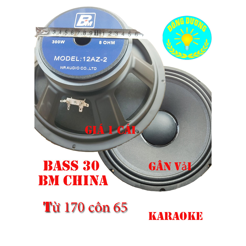 CỦ LOA FULL 30 BM AUDIO XƯƠNG SẮT TỪ 156 COIL 65 GÂN VẢI - HÀNG NHẬP KHẨU