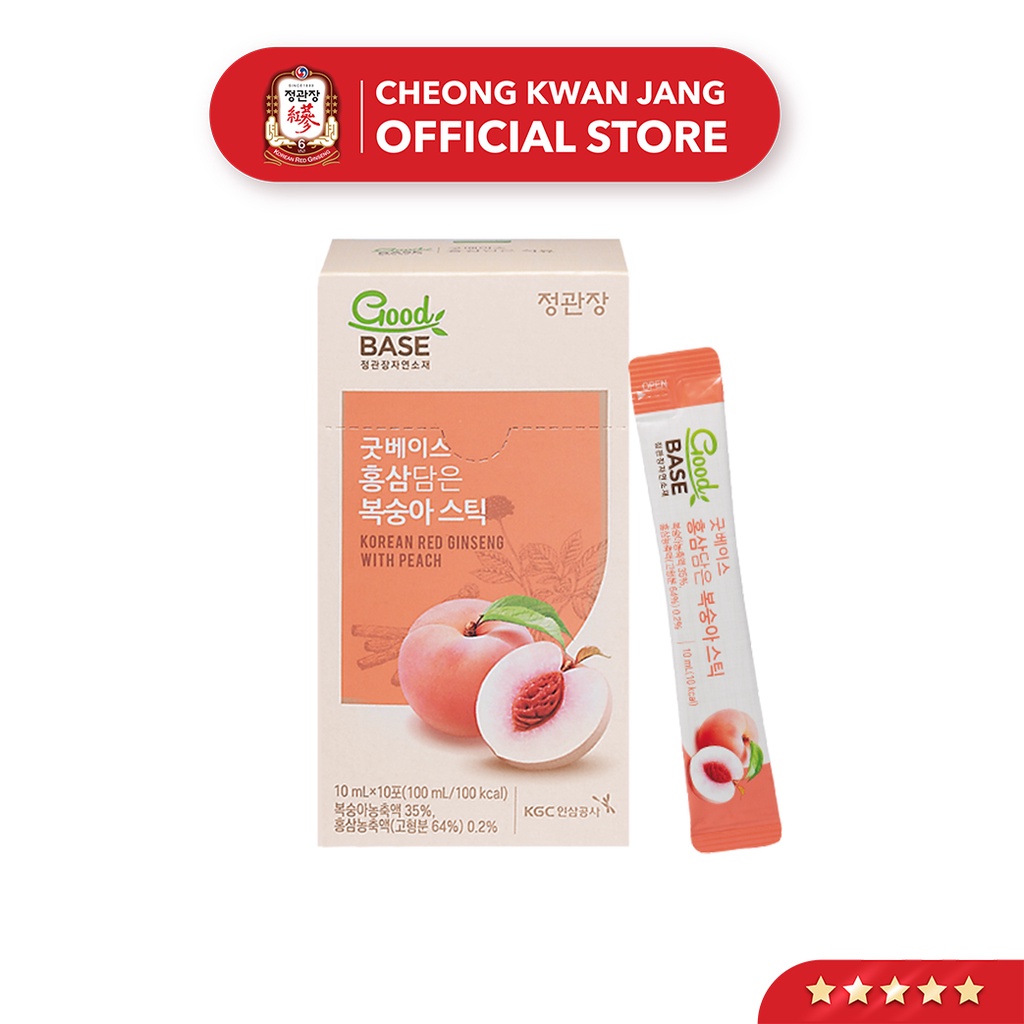 Nước Hồng Sâm Hàn Quốc Goodbase Tinh Chất Đào