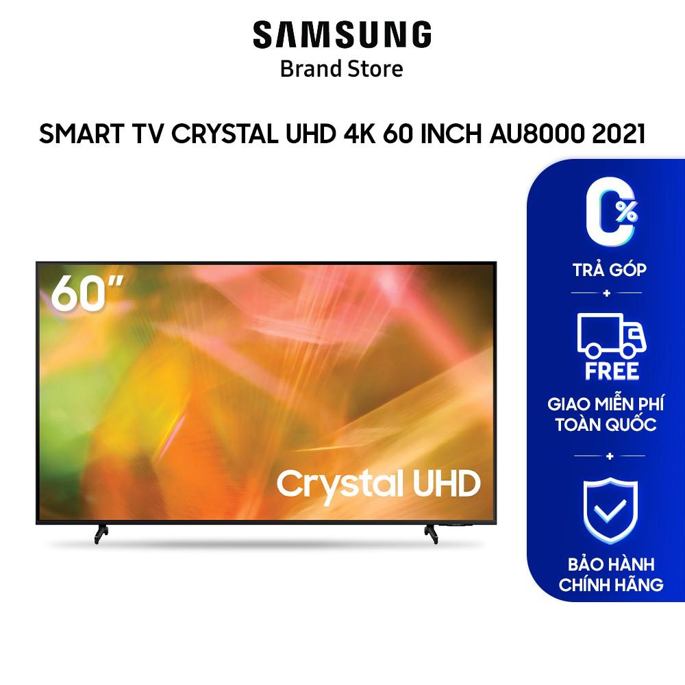 Smart TV Samsung Crystal UHD 4K 60 inch AU8000 2021 - Hàng chính hãng