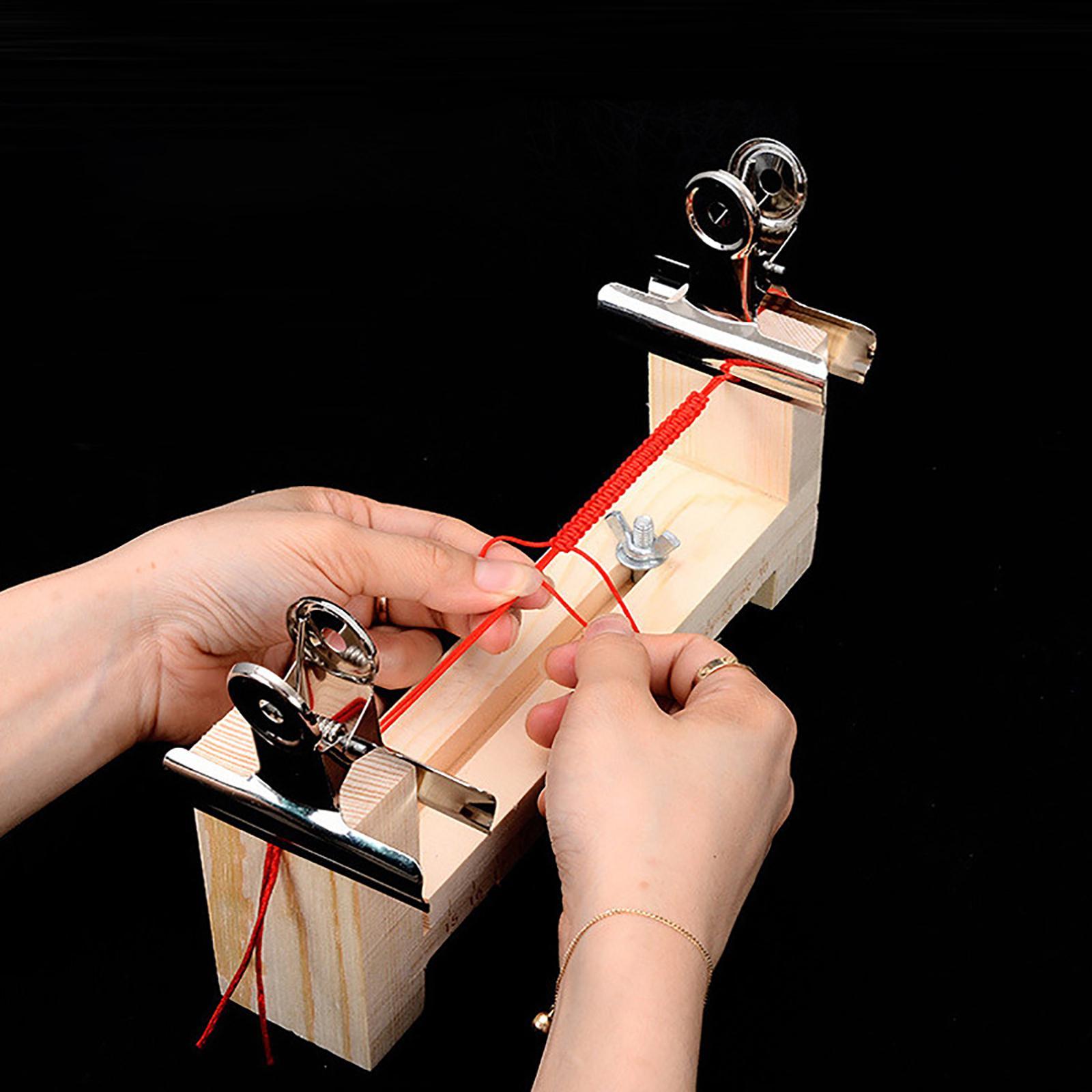 Paracord Jig Bracelet Maker, Adjustable Length, Wristband Maker Paracord Braiding Weaving DIY Crafts Kit