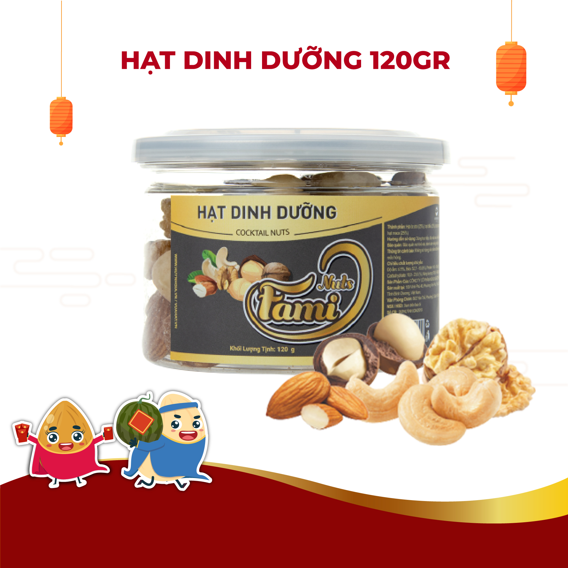 Hạt Dinh Dưỡng Fami Hũ (120g)