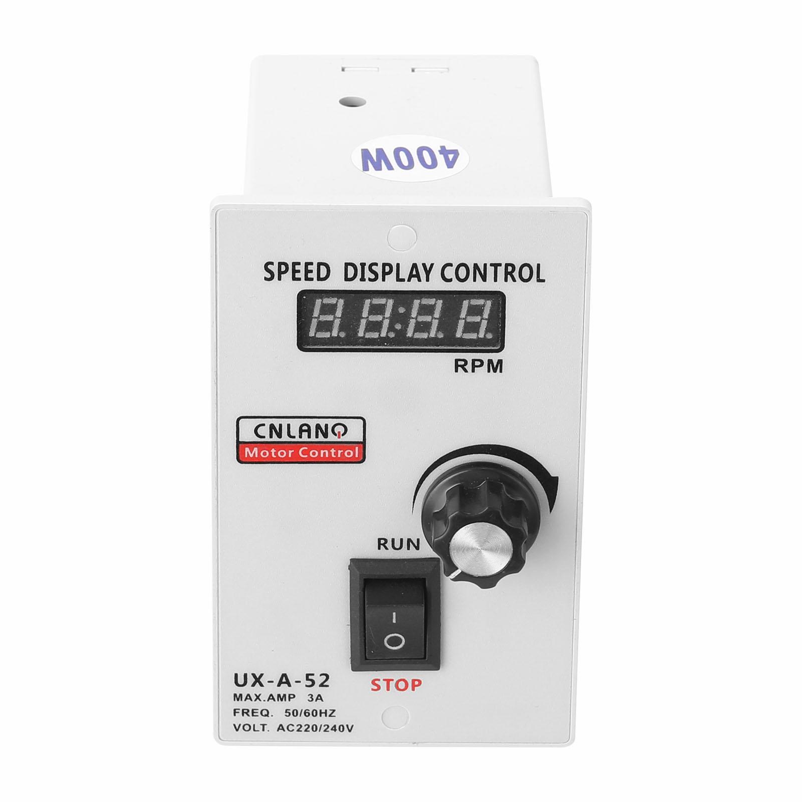 UX-A-52 400W AC220V Digital Display Speed Controller Motor Speeds Pinpoint Regulator Control Device