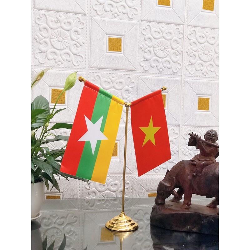 Cờ để bàn in logo thương hiệu