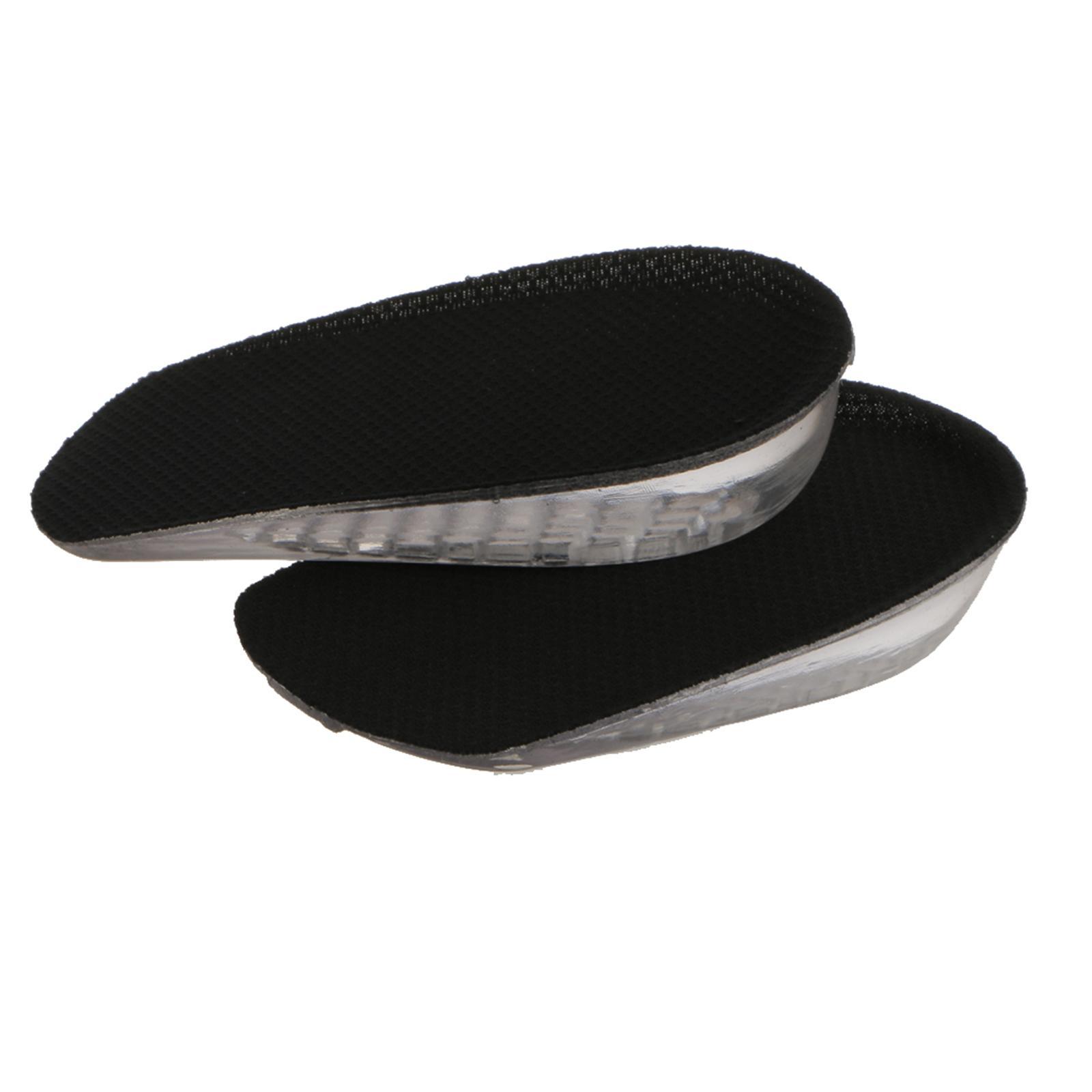 Invisible Height Increase Shoes Inserts Insoles Pads Lifts 3.5cm - Black,
