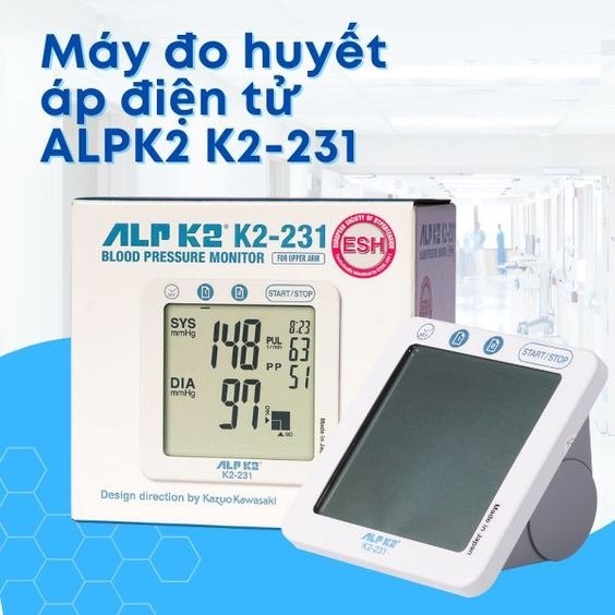 Máy Đo Huyết Áp Bắp Tay Điện Tử Tự Động Alpk2 Model K2 231