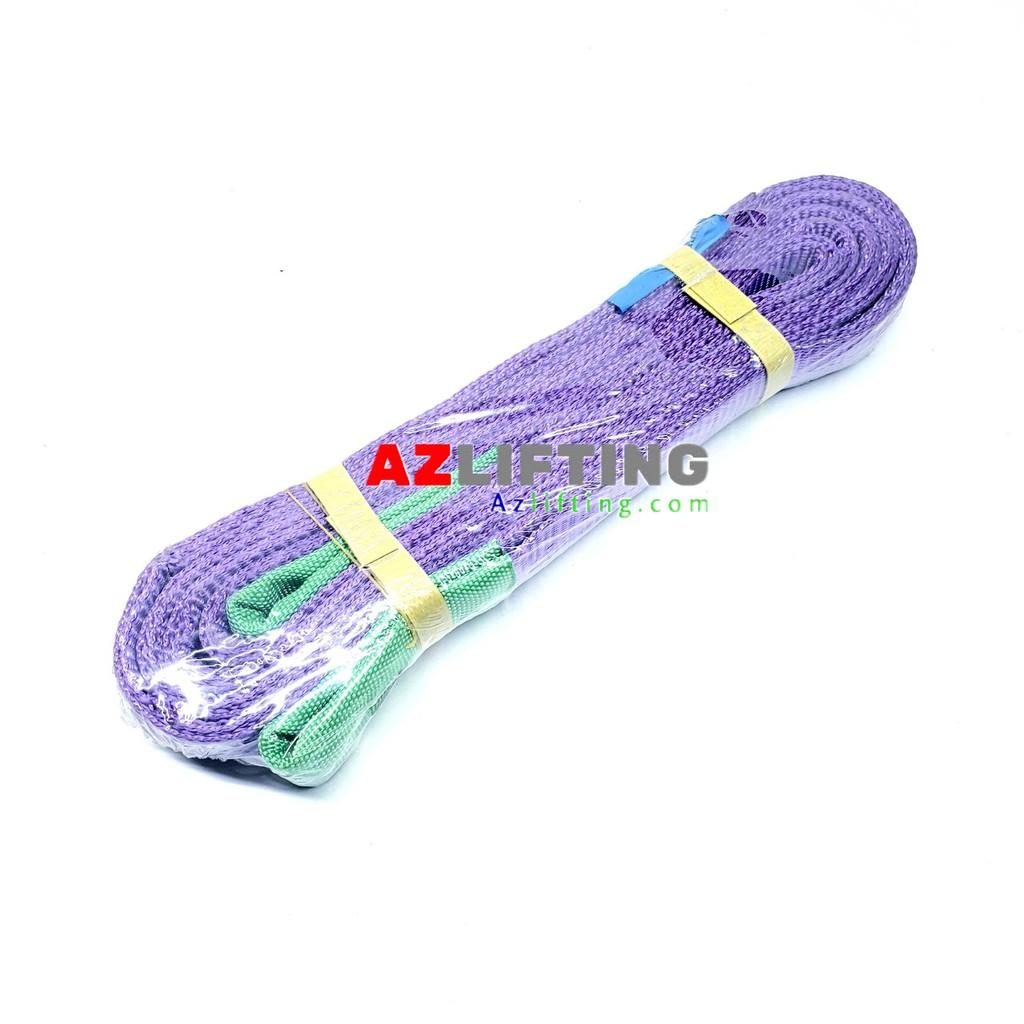 Dây cáp vải cẩu hàng 1 tấn hệ số an toàn 6:1
