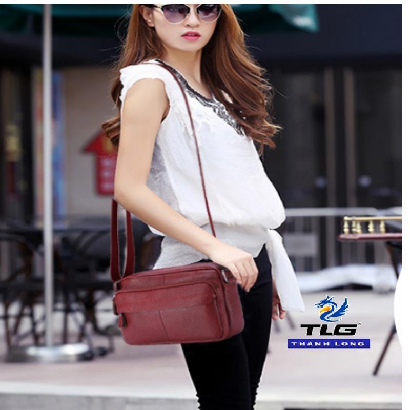 Túi đeo chéo da thật cao cấp Đồ Da Thành Long TLG 208241 - khuyen mai tui xach