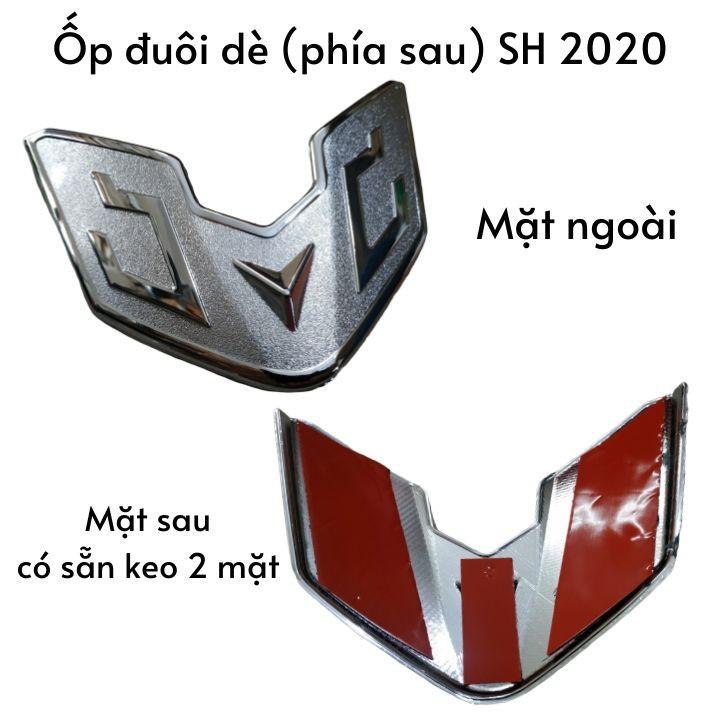 Ốp dè xe SH2020 - SH 2023 kiểu cacbon, Xi crom, Inox