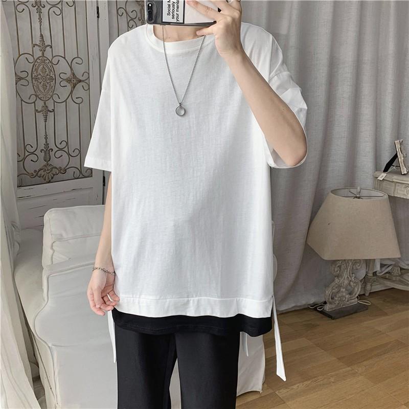 ́ thun UNISEX PHỐI VIỀN XẺ TÀ̀ ̂ ̂́ ẢNH THẬT̂́ ̣̂ % cotton ̂́, thoáng mát