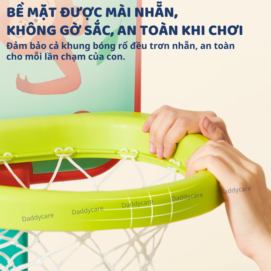 Cột bóng rổ cho bé trong nhà Mideer Versatile Basketball Hoop đồ chơi vận động cho bé