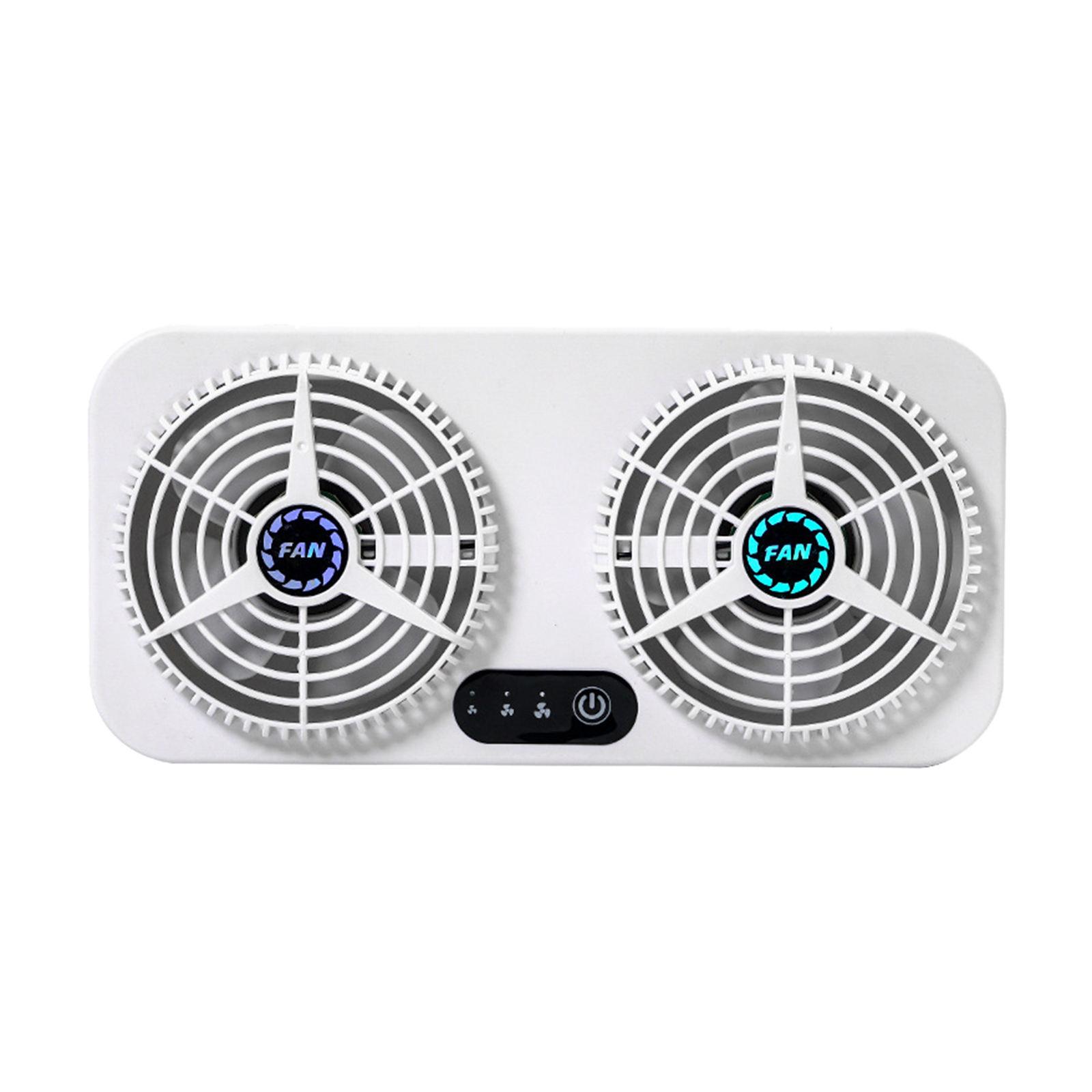 Car Exhaust Fan Car Radiator Cooler 3Gears Adjustable Car Ventilation Fan