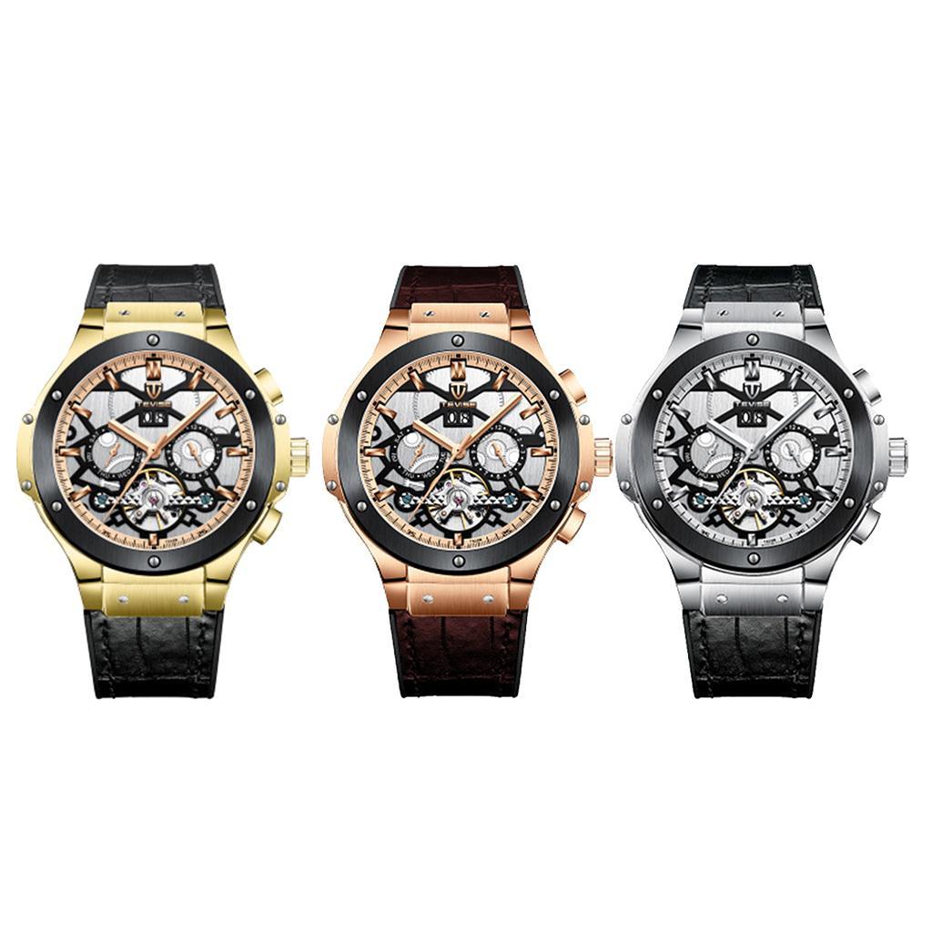 Mens Mechanical Automatic Wristwatch -waterproof