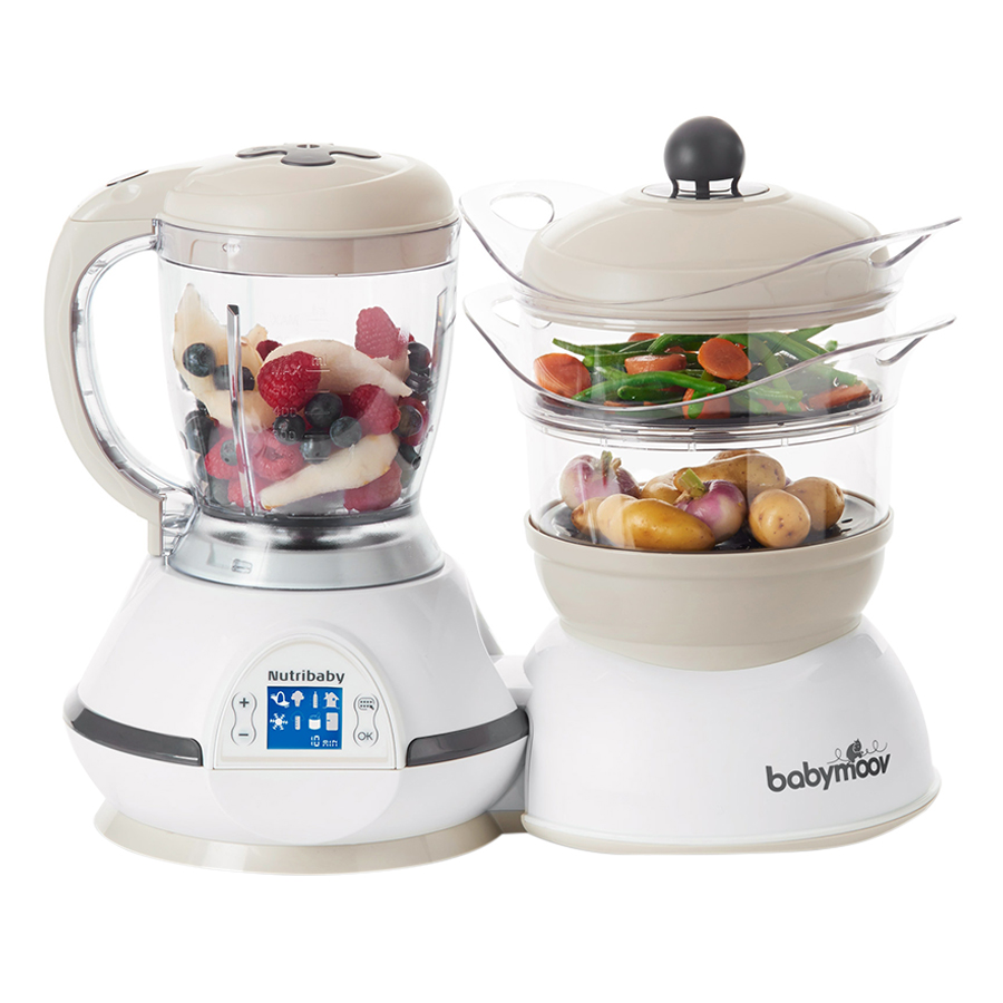 Máy Xay Hấp Đa Năng Nutribaby 5 In 1 Babymoov 1000204 (Kem)