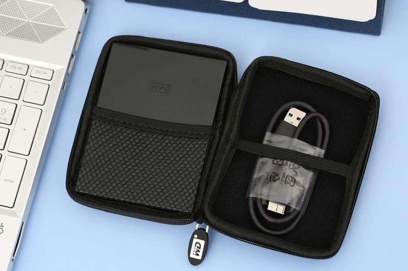 Ổ cứng HDD 1TB WD My Passport Đen - Hàng chính hãng