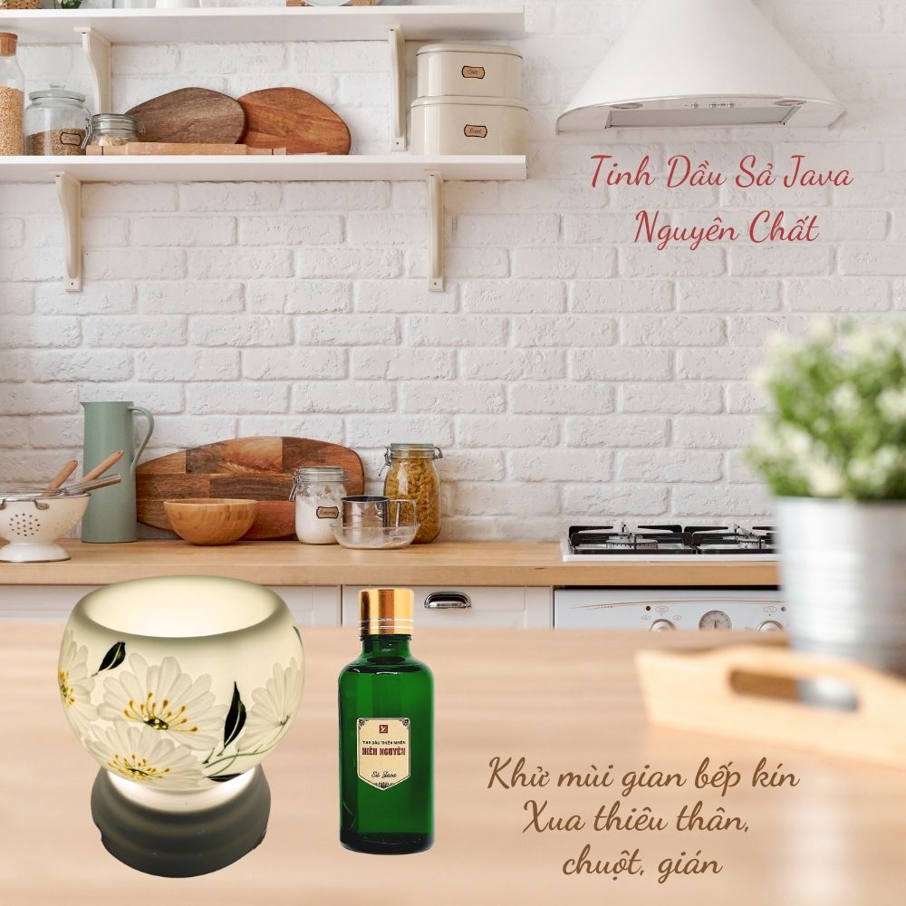 Tinh Dầu Thiên Nhiên - Tinh Dầu Sả Java Nguyên Chất – Chai Lớn Tiết Kiệm : Đuổi muỗi, khử mùi, thư giãn...
