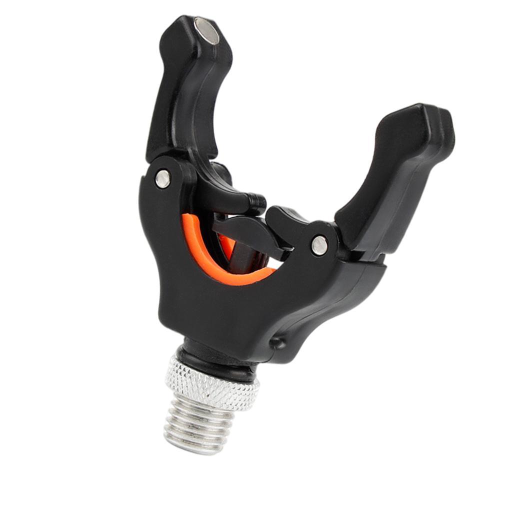 Nylon Aluminum Alloy Fishing Rod Grip Rest Head Y Shape Fishing Pole Support Bracket Holder Black Fishing Pole Support Head