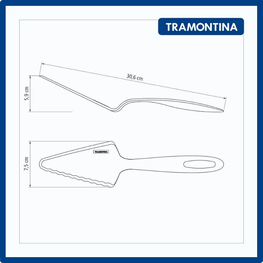 Dụng Cụ Cắt Bánh Tramontina 30cm Bằng Nhựa PA Cao Cấp Chịu Nhiệt Nhập Khẩu Brazil