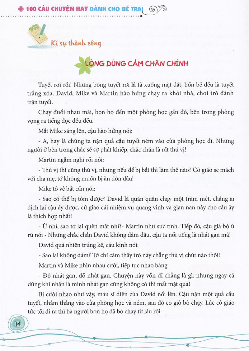 100 Câu Truyện Hay Dành Cho Bé Trai (Tái Bản)