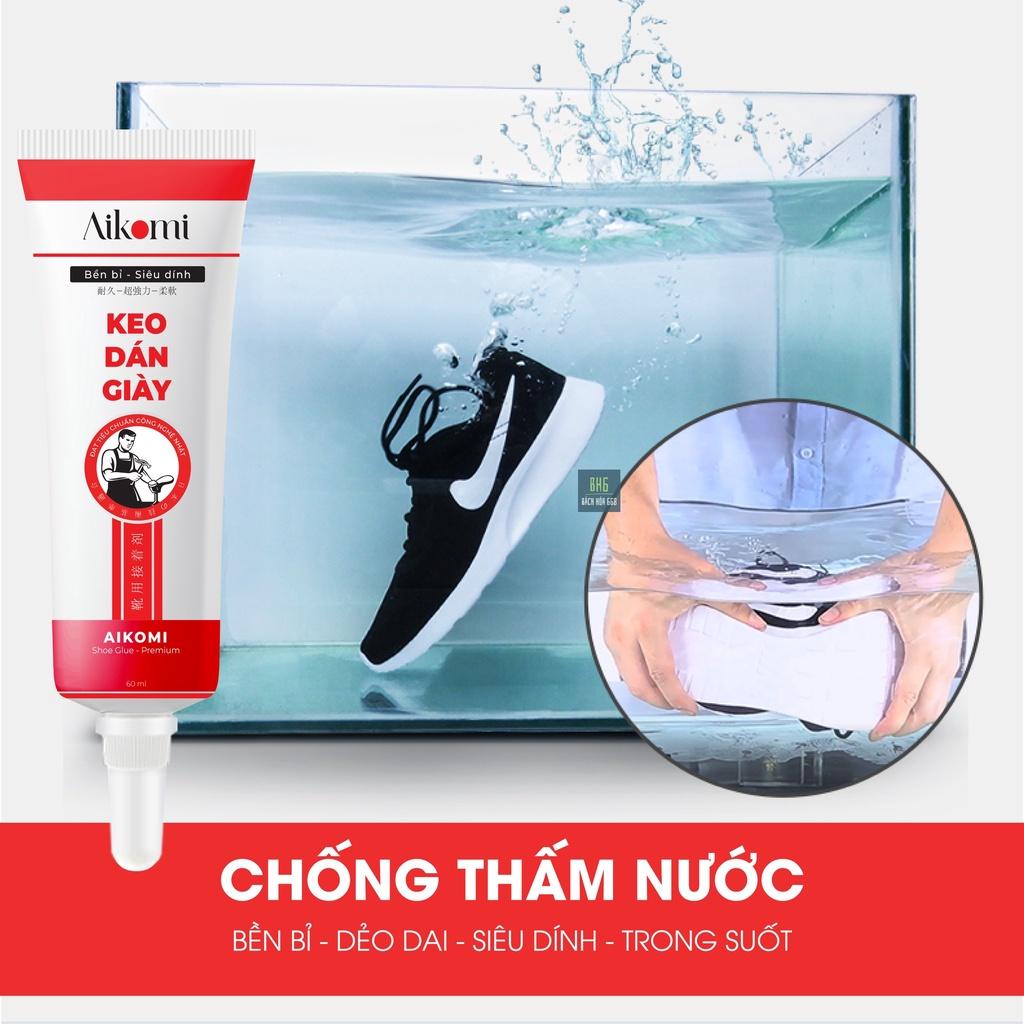 Keo dán giày Nhật Bản trong suốt siêu dính Akomi 60ml