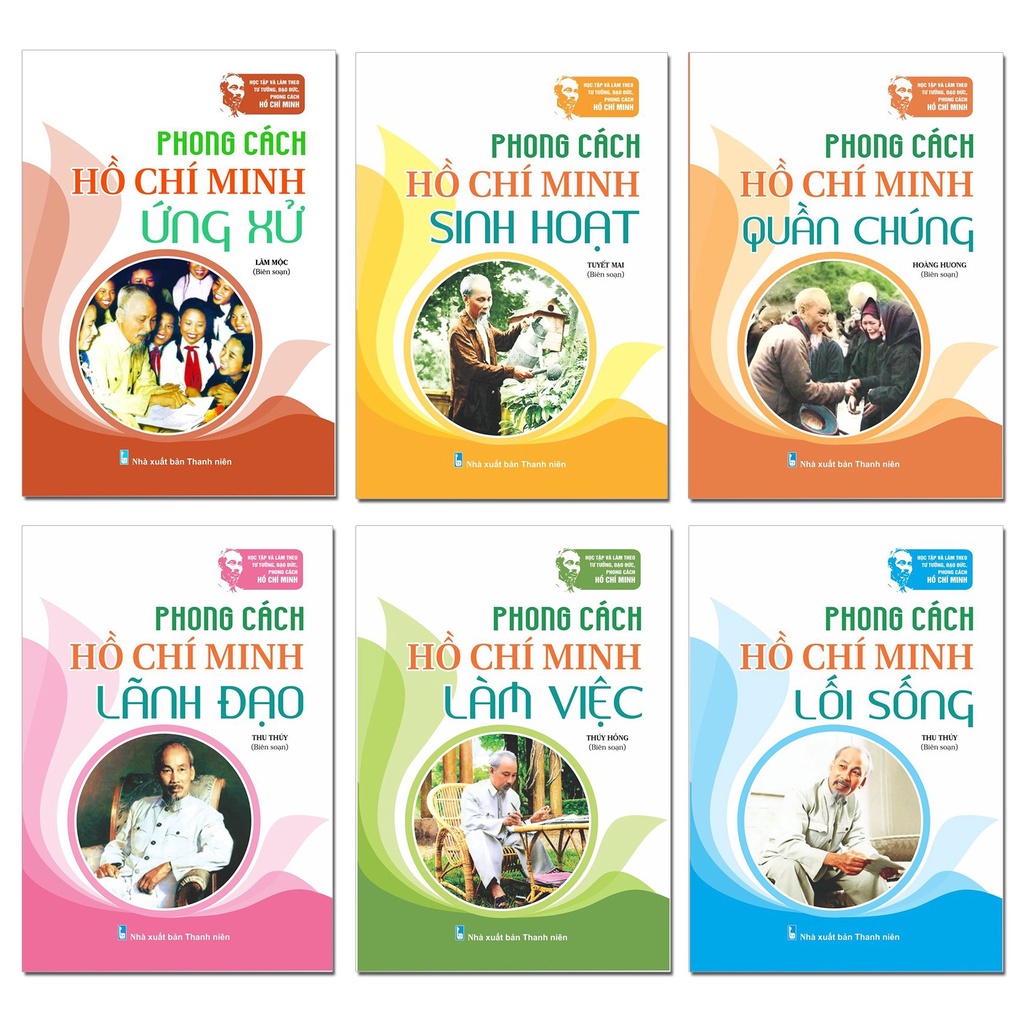 Sách  - Combo 6 cuốn phong cách Hồ Chí Minh - ndbooks