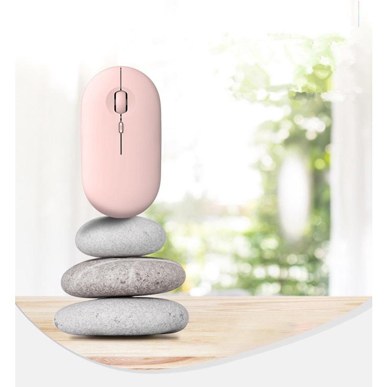 Chuột bluetooth Không Dây Hai Chế Độ Dễ Thương Phù Hợp Cho Điện Thoại Di Động / Máy Tính Bảng