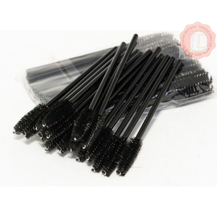 dụng cụ trang điểm_chổi chải chuốt lông mày, mi túi 50 cái