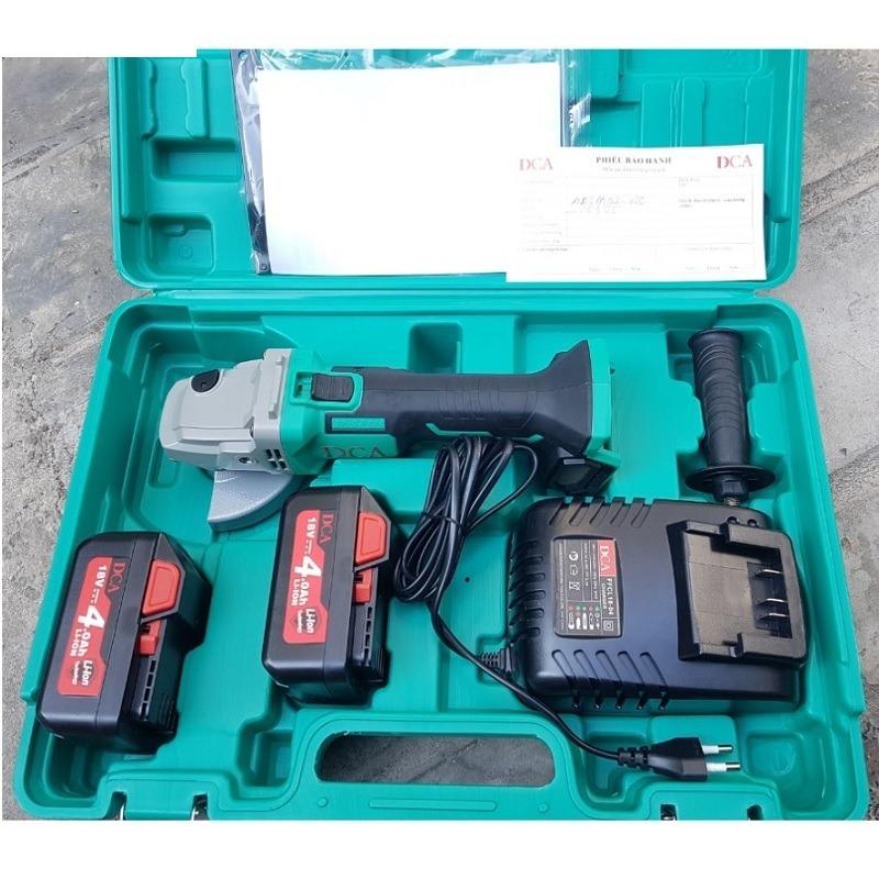 MÁY MÀI GÓC PIN 18V/5.0AH DCA ADSM02-100F- HÀNG CHÍNH HÃNG