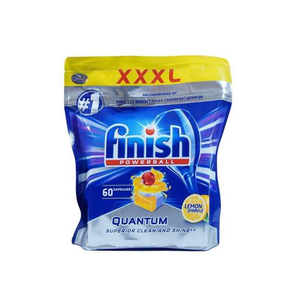Viên rửa chén bát Finish Quantum 60 viên/túi