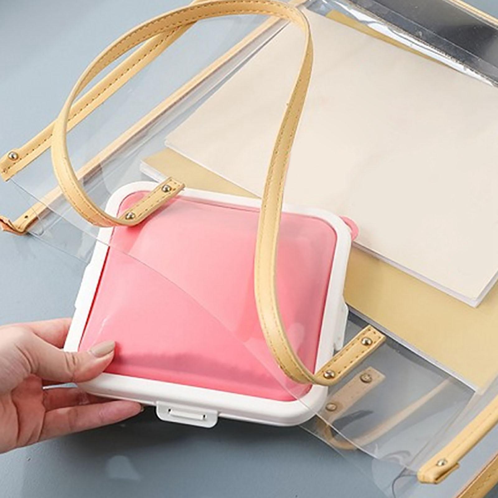 2x Silicone Sandwich Boxes Container Case Food Storage Microwavable Reusable