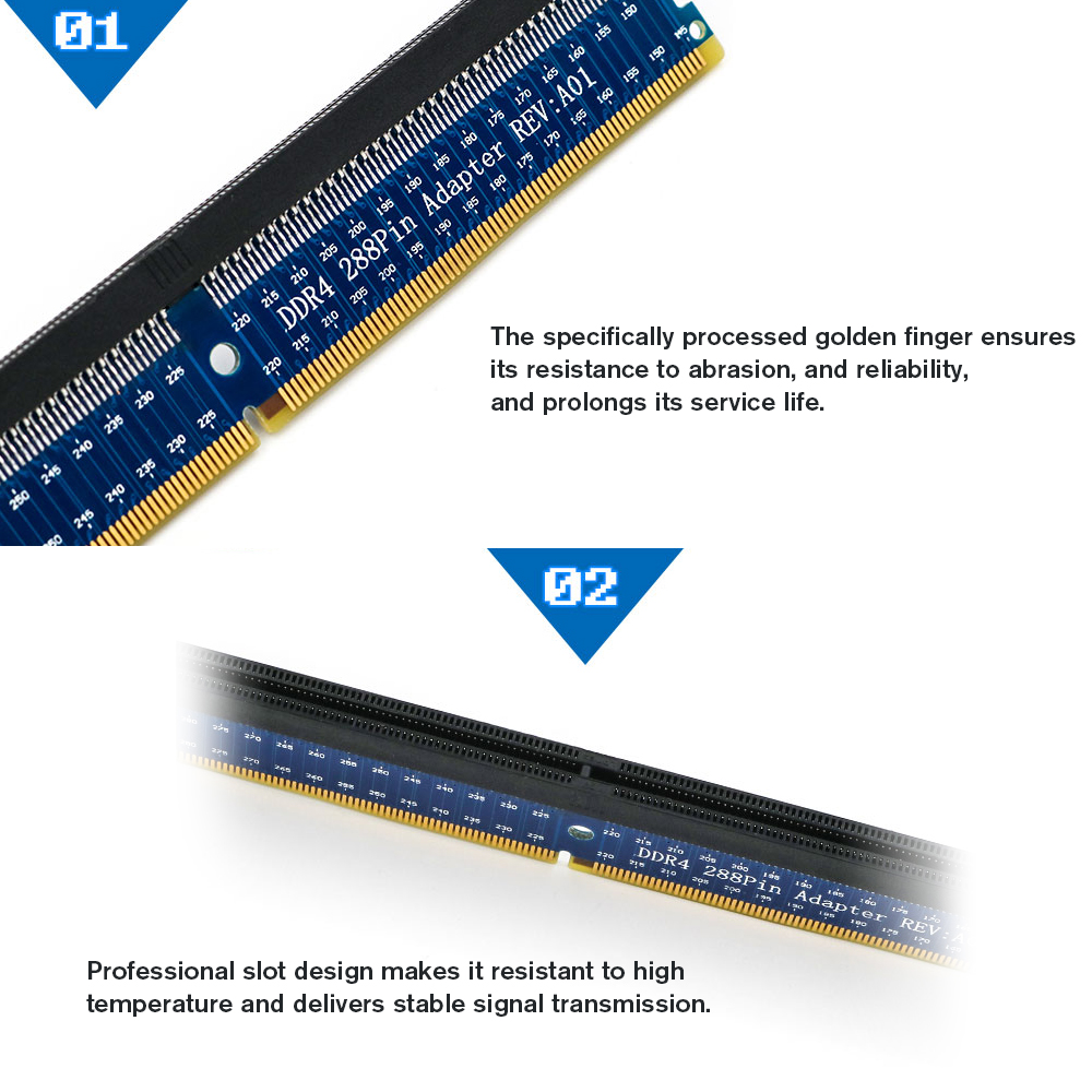 Bảng Mạch Mở Rộng DDr4 288pin Dimm Cho Máy Tính Để Bàn PCb Bốn Lớp
