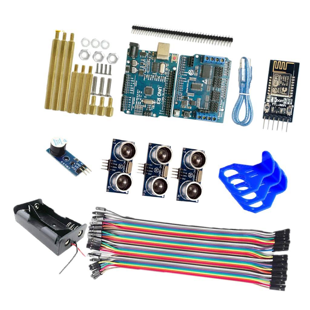R3 Project Super Starter Kit R3 Board, WIFI module, Motor Driver Sheild, Ultrasonic Sensor for
