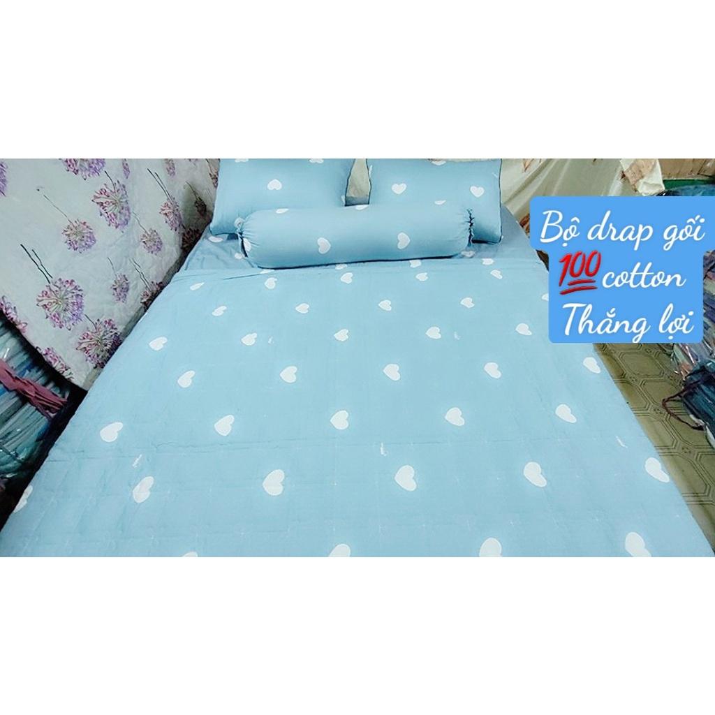 Bộ Drap Cotton THẮNG LỢI 4 món hoặc drap lẻ.