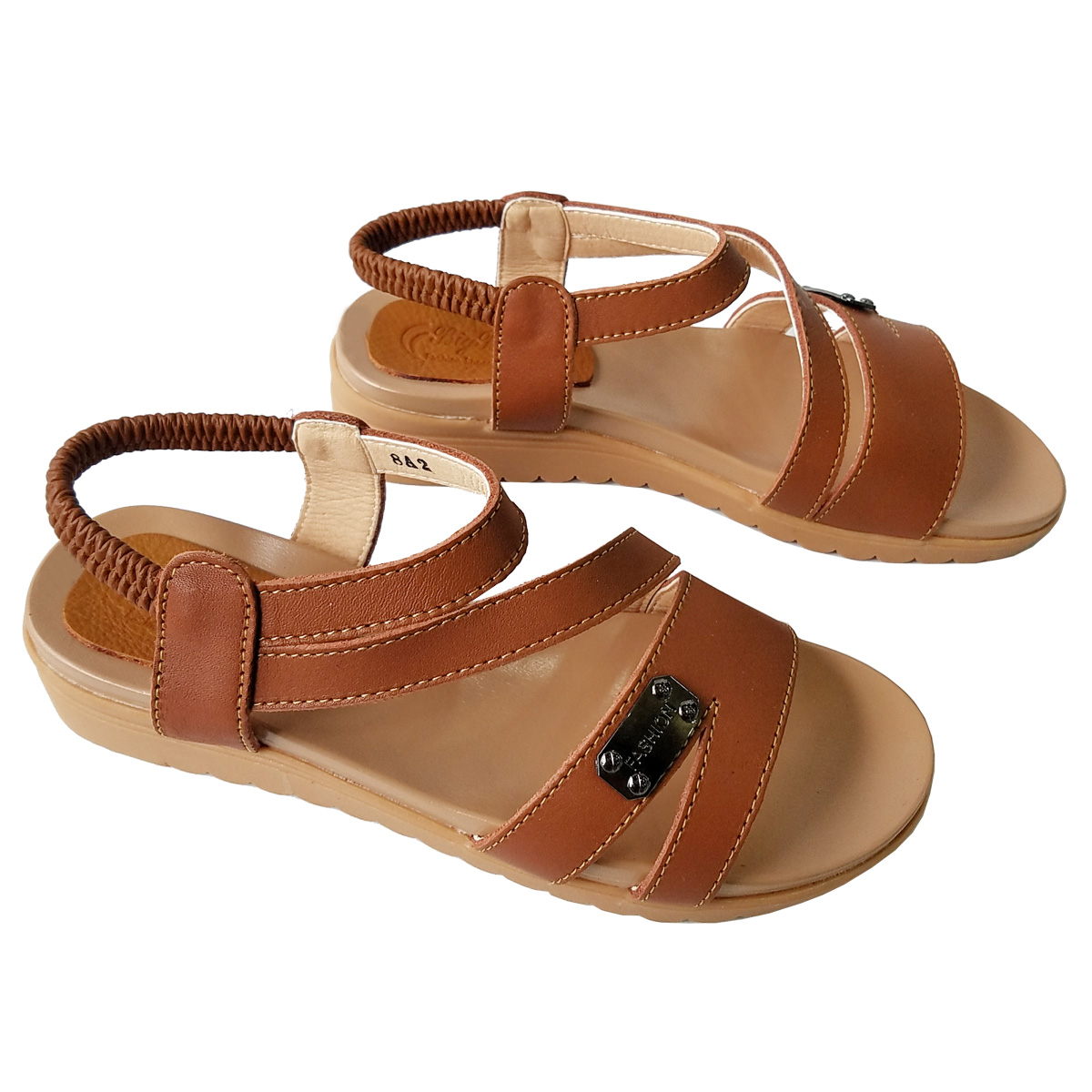 Giày Sandal Nữ BIGGBEN Da Bò Thật SDN42