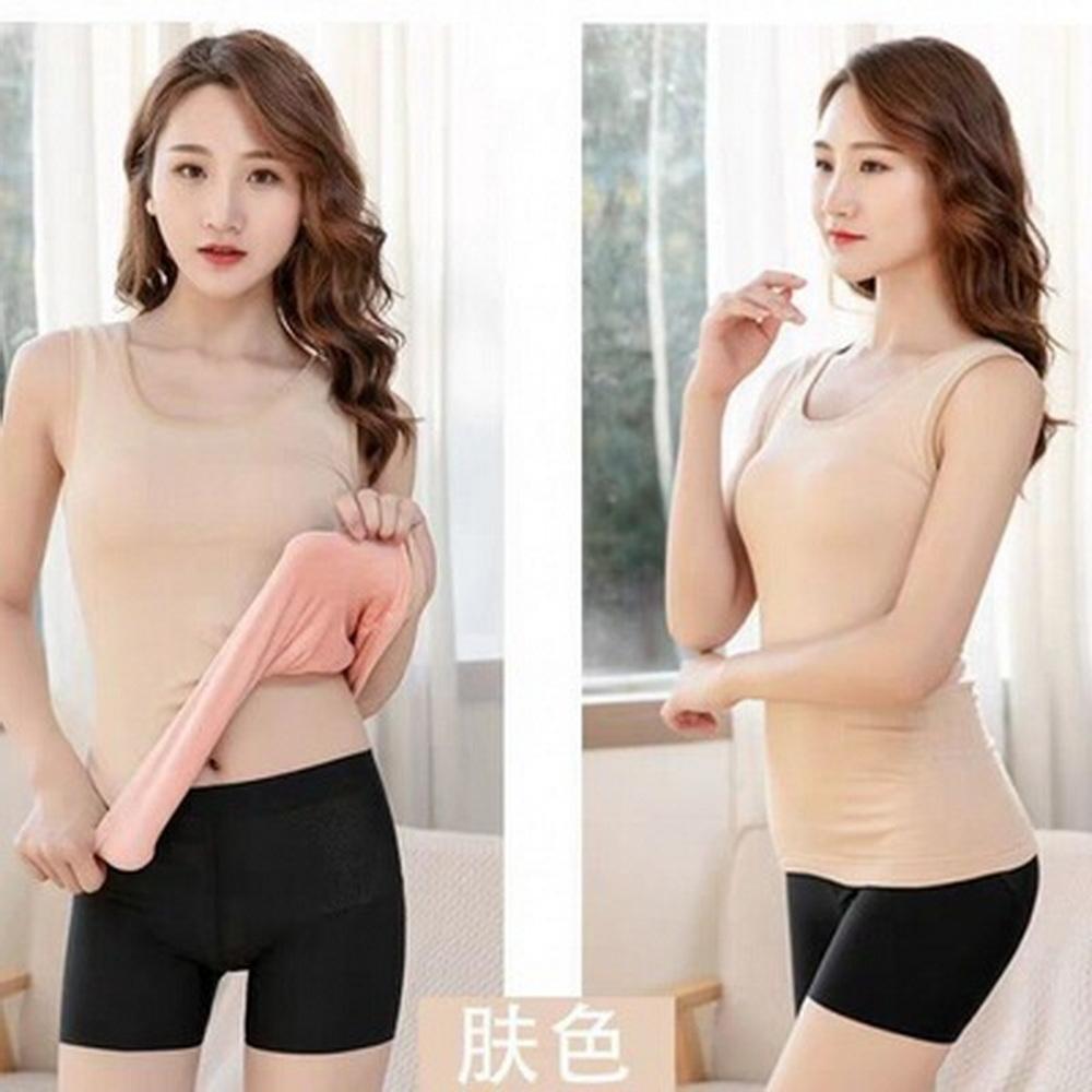 Za Nữ Mùa Đông Nhiệt Quần Lót Thời Trang Ôm Dáng Bodycon Ren Cổ Trang Bên Trong Underwaist Nữ Ấm Áo Thun Chui Đầu