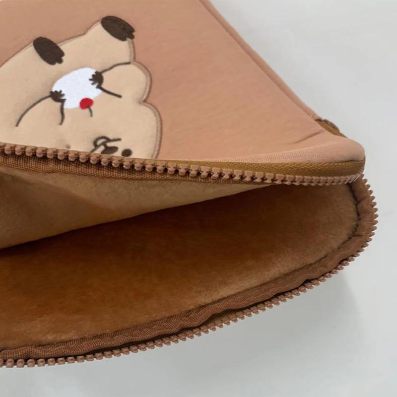 Hoạt Hình Hàn Quốc Túi Đựng Macbook Ipad 10.2 10.5 "Dễ Thương Anh Đào Kangaroo Túi Đựng Laptop Ipad Pro 9.7 11 13 inch Bao Túi Trong