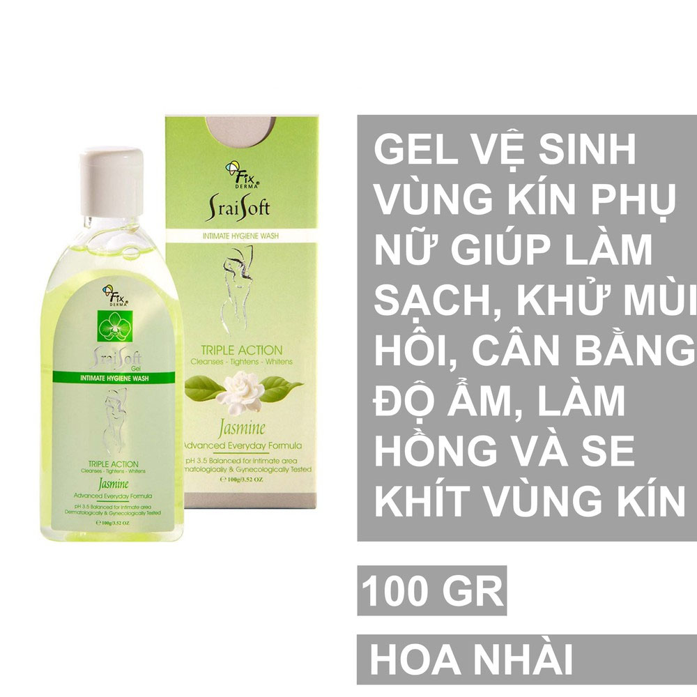 Fixderma Gel Vệ Sinh Hương Hoa Nhài Srai Soft - Jamine 100g