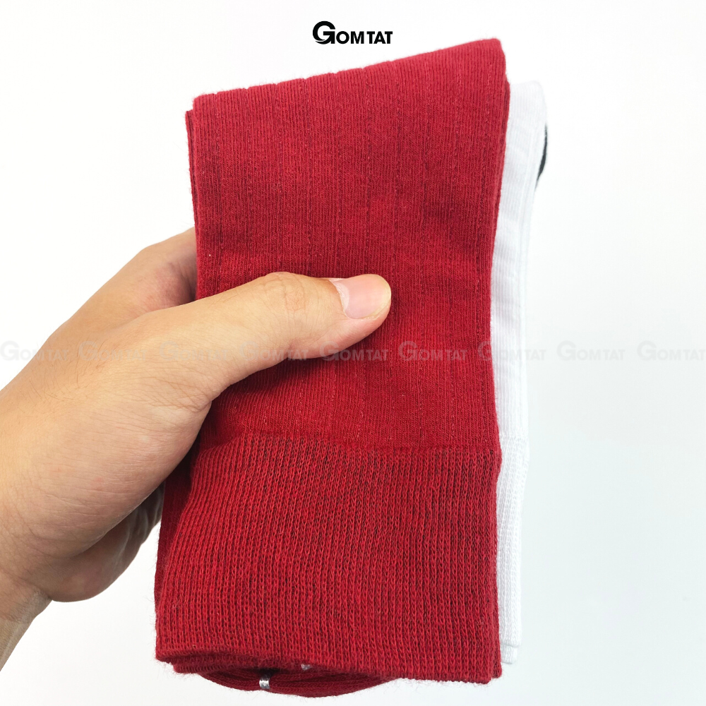 Hộp 5 đôi tất đi giày tây nam mẫu gân chìm, vớ nam công sở chất liệu cotton cao cấp hút ẩm thoáng khí - GOM-TAYGANCHIM-CB5